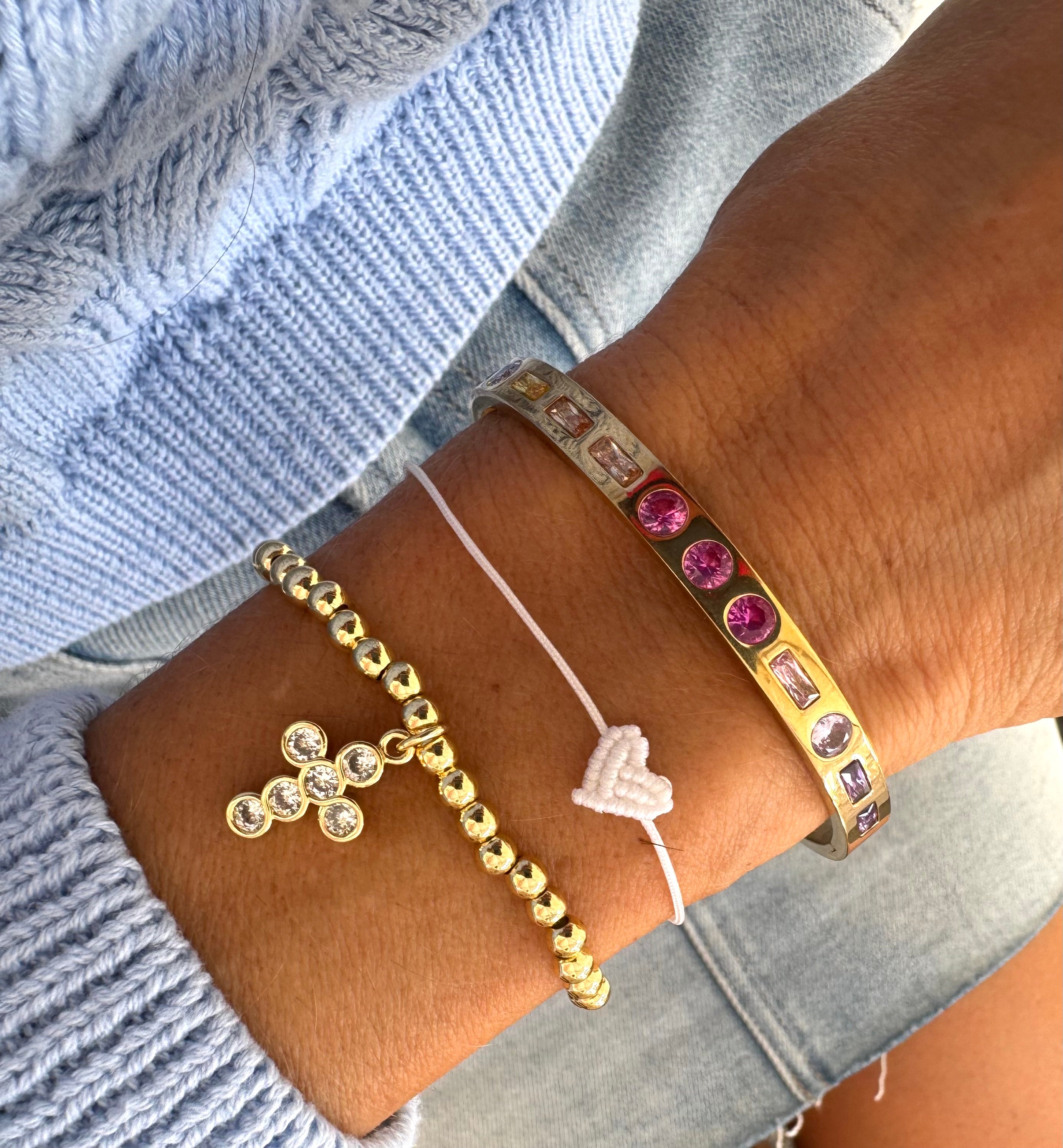 Cross Stacking Bracelets