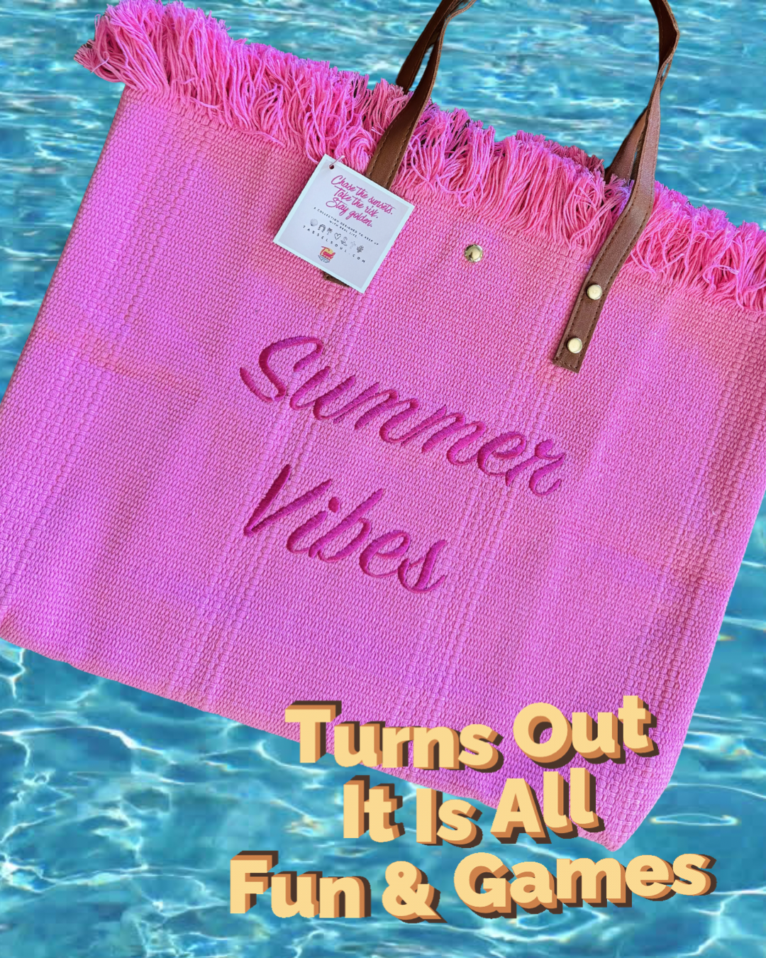 Summer Vibes Beach Tote