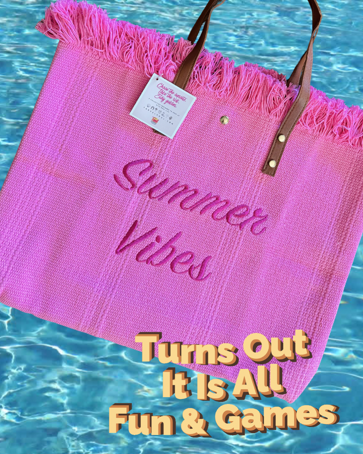 Summer Vibes Beach Tote