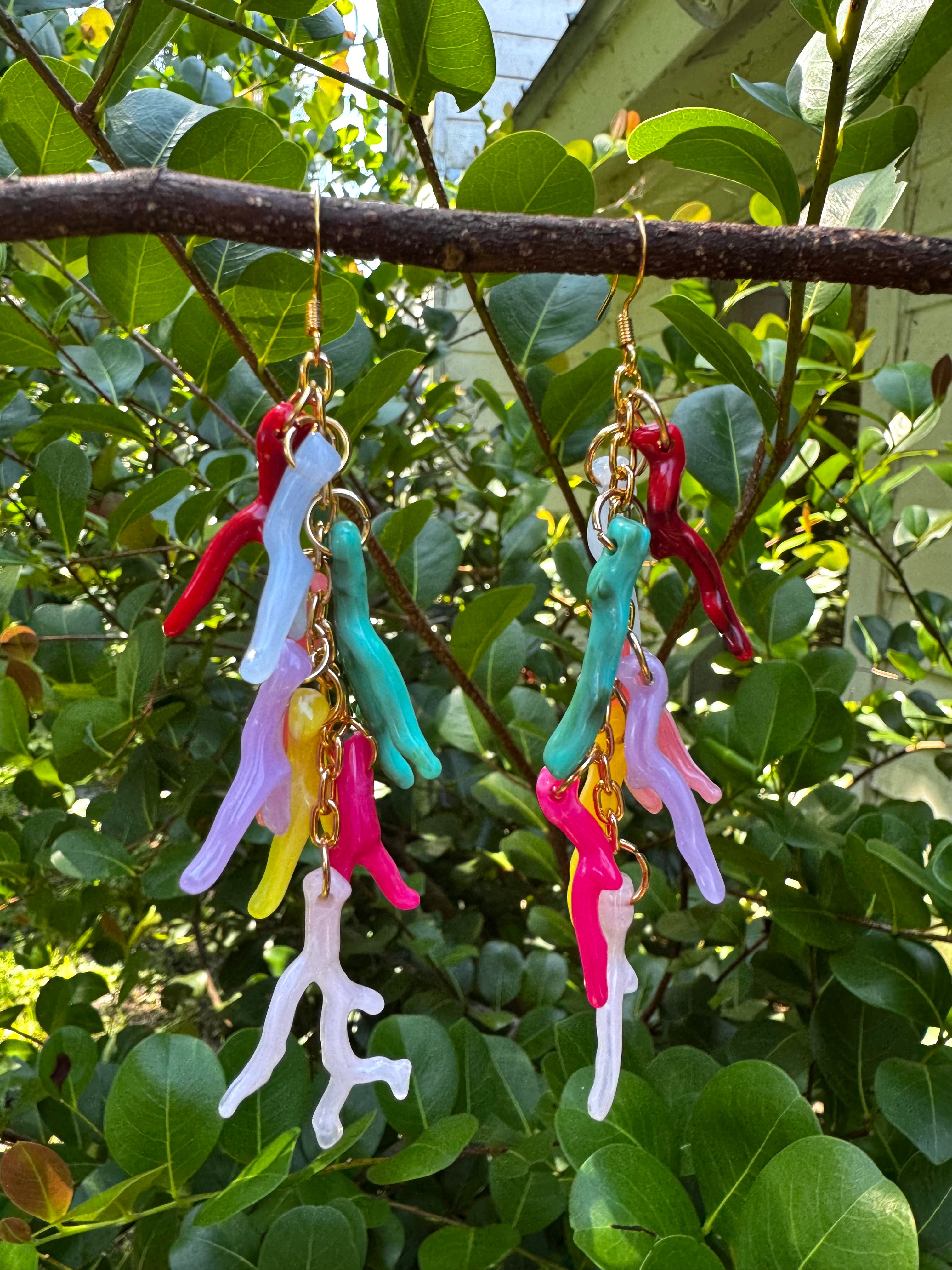 Bimini Coral Earrings
