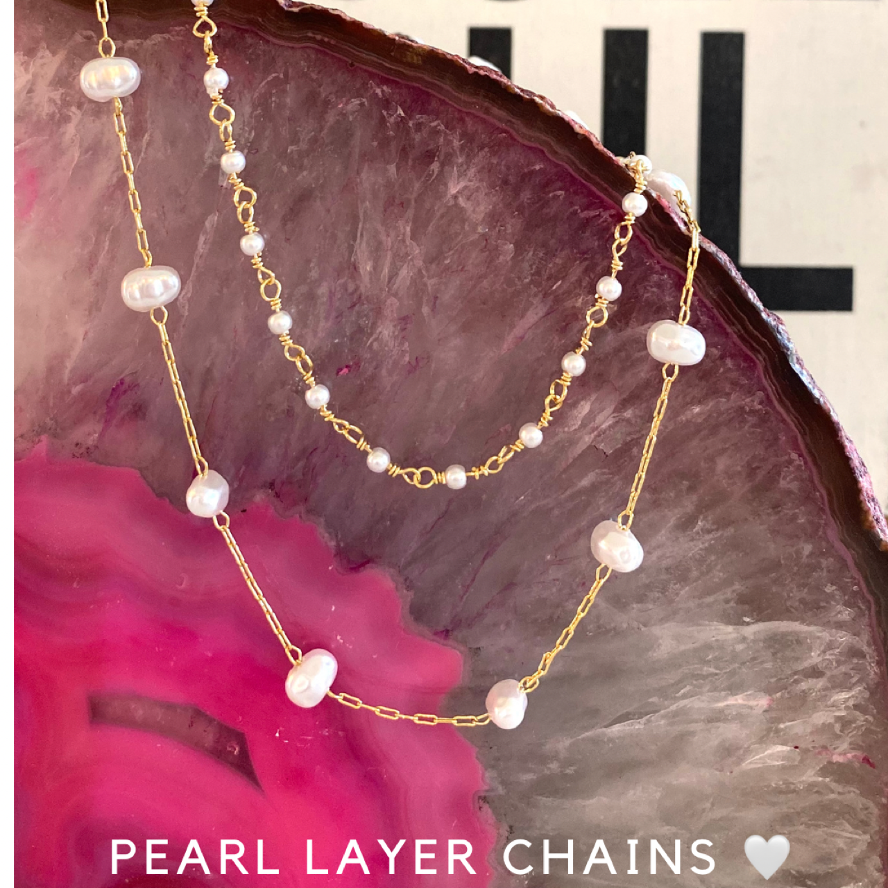 Pearl Layering Chains - Mini Pearl Chain