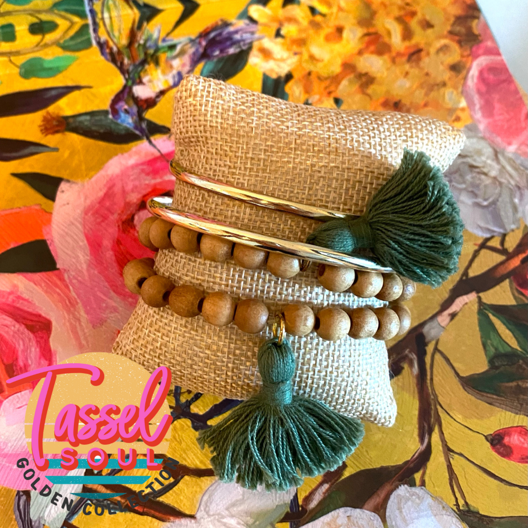 Tassel & Bangle Bundle ( Set of 4)