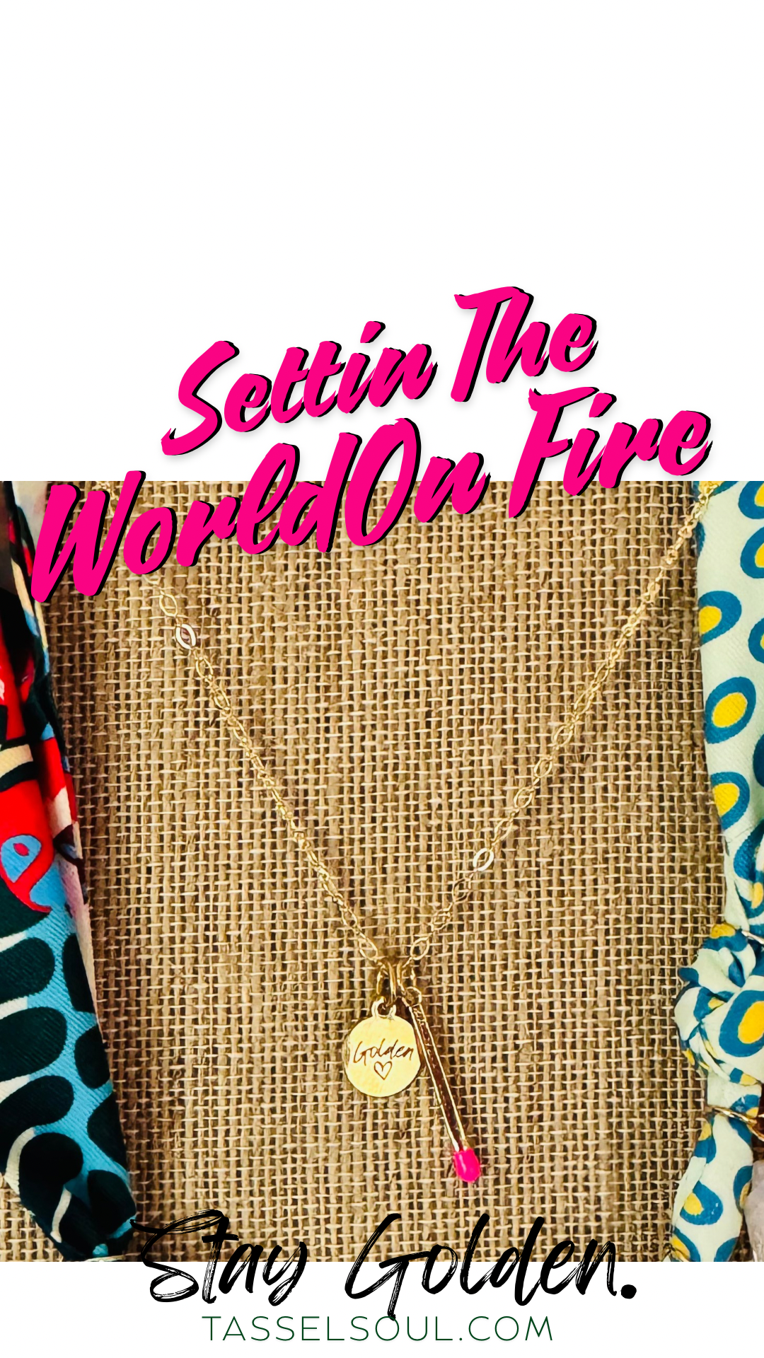 Settin' The World On Fire Necklace