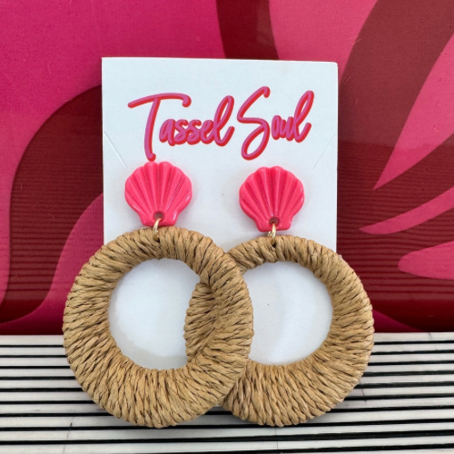 Barbie Wicker Earrings