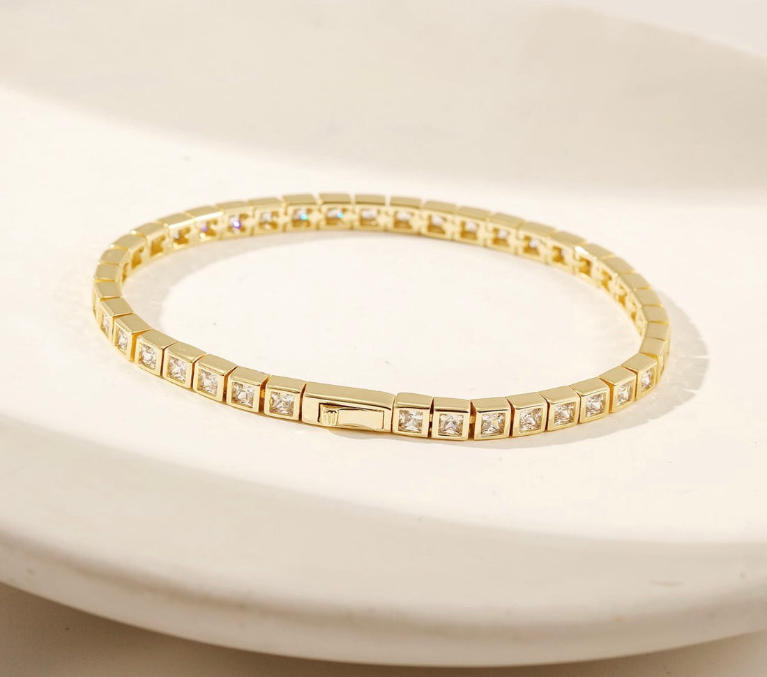 Princess Stone Tennis Bracelet