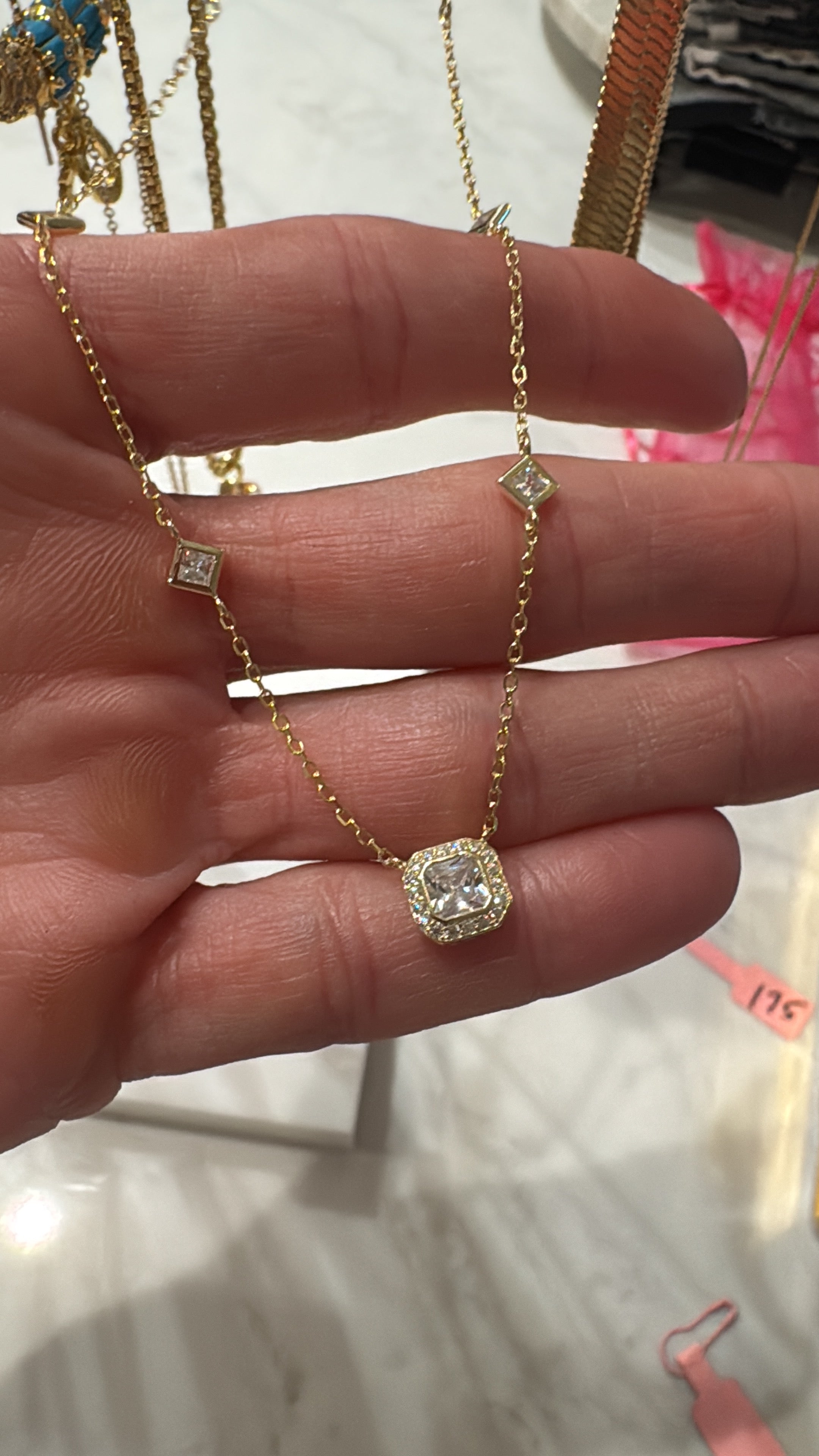 .925 Solitaire Necklace