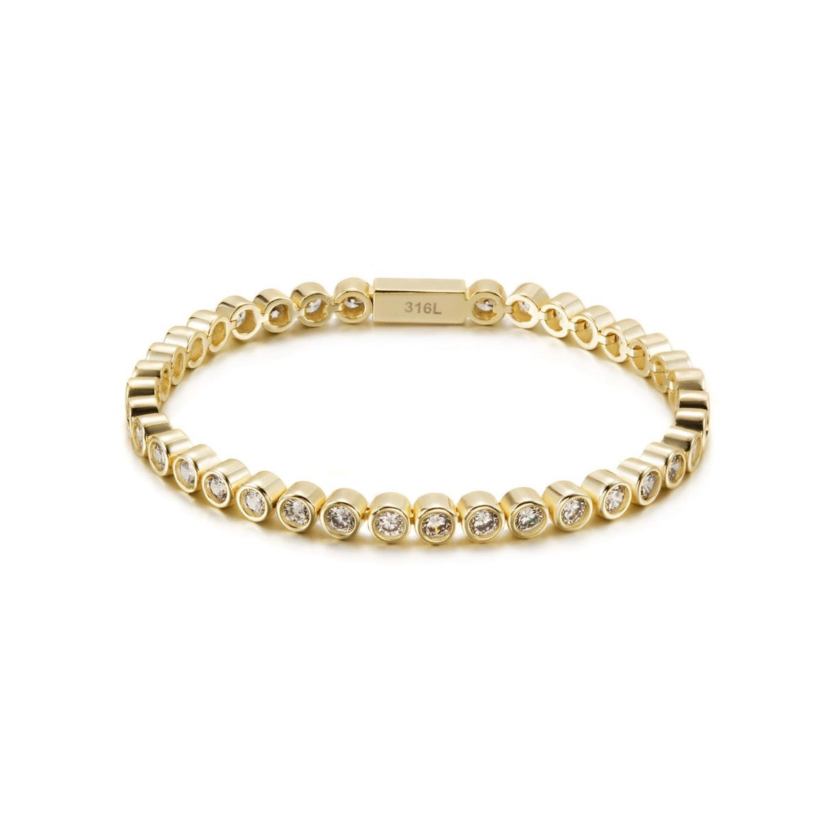 Round Stone Tennis Bracelet