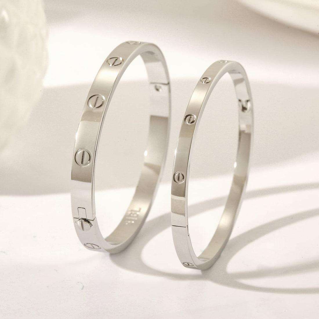 L O V E Cuff | 2 Sizes | Silver