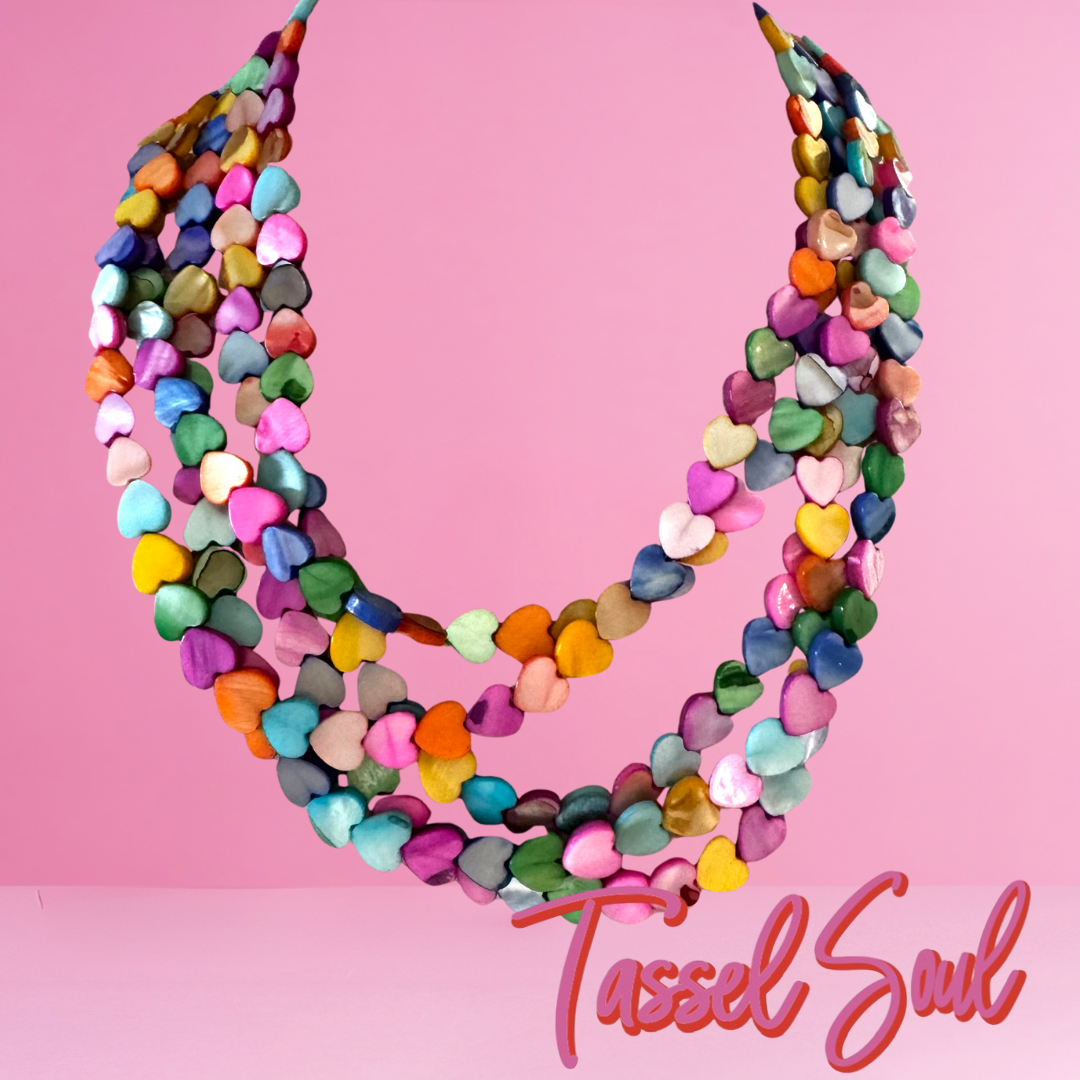 Heart Stones Layering Necklace