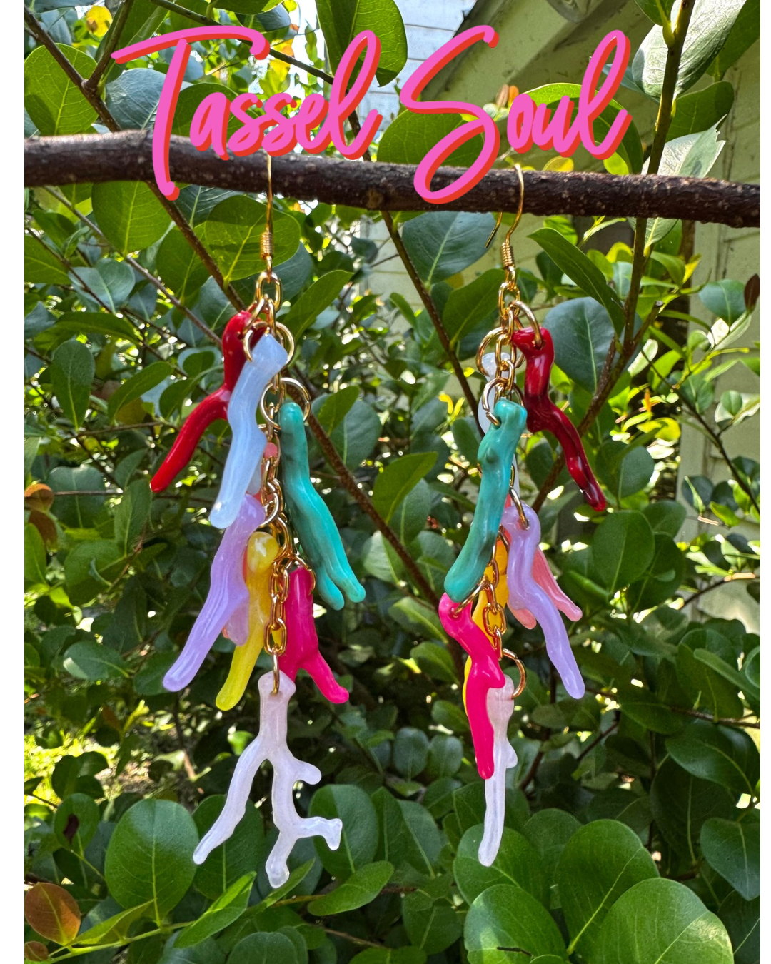 Bimini Coral Earrings