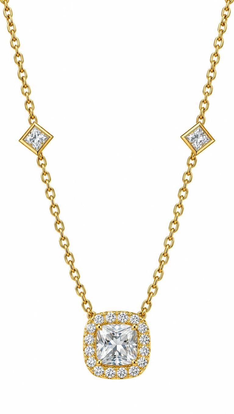 .925 Solitaire Necklace