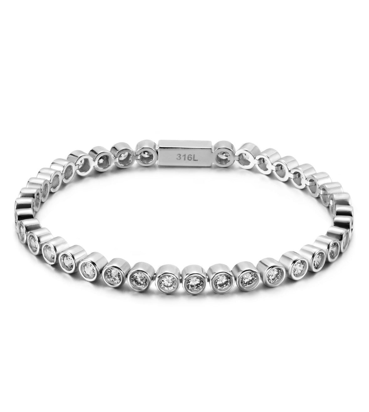 Round Stone Tennis Bracelet