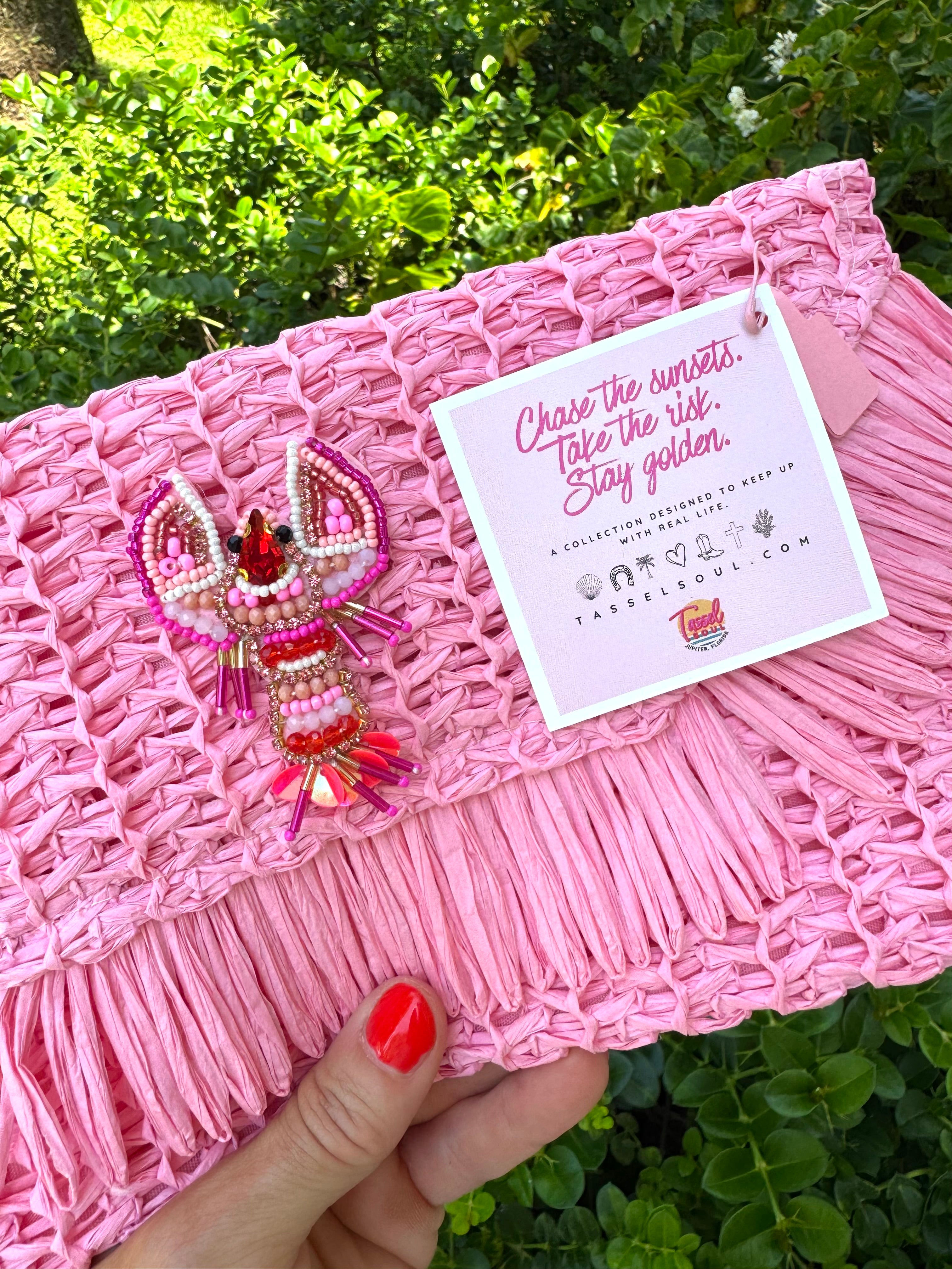 Fringe Lobster Clutch