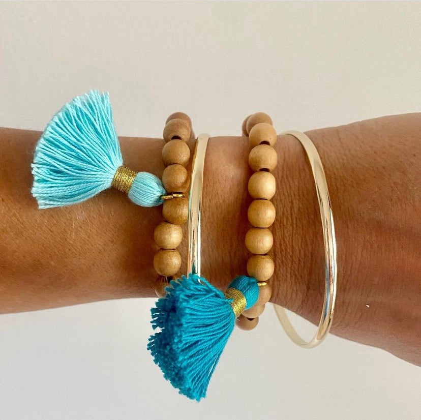 Bangle & Tassel Stack