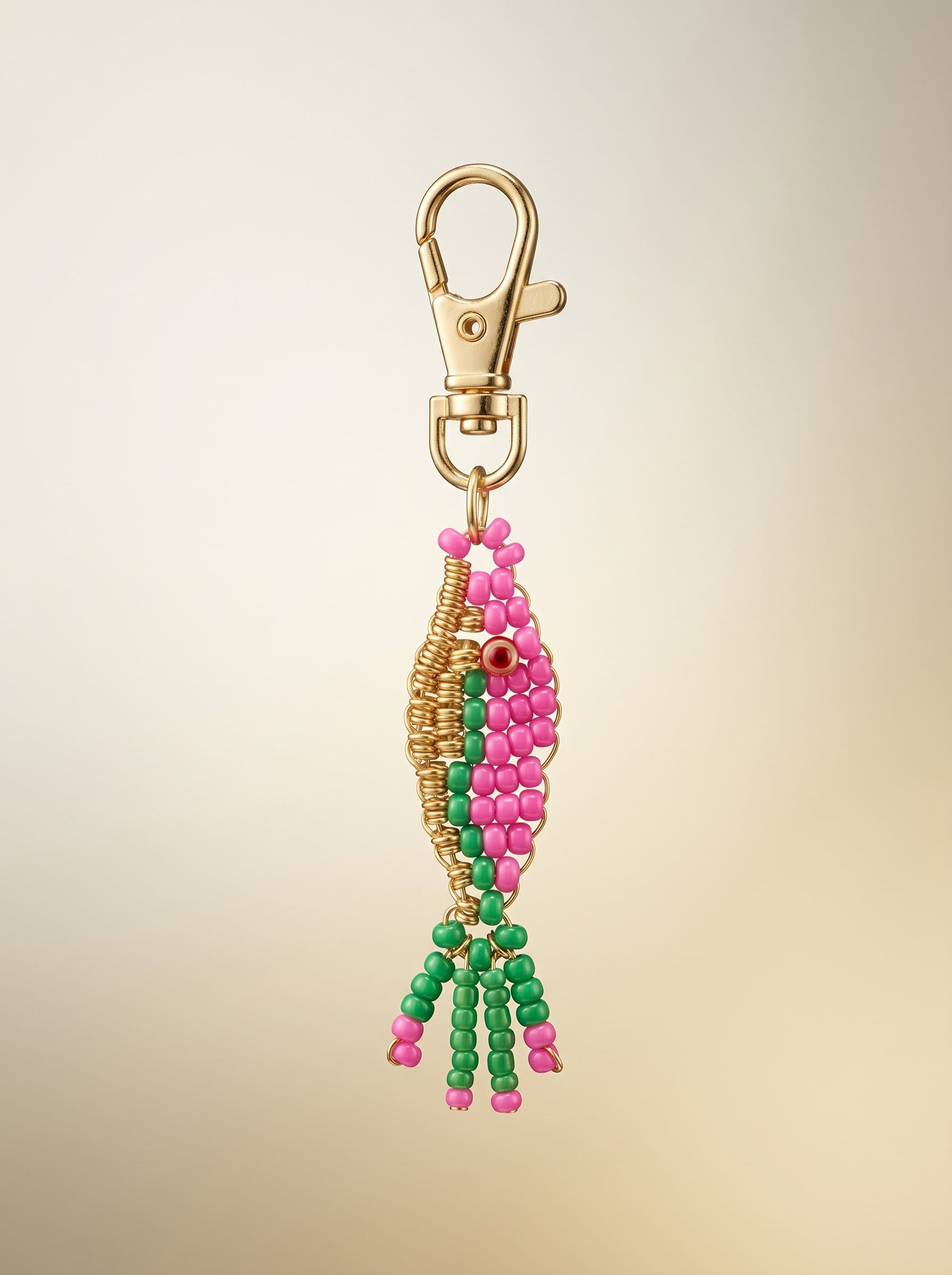 Shoreline Beaded Fish Charm