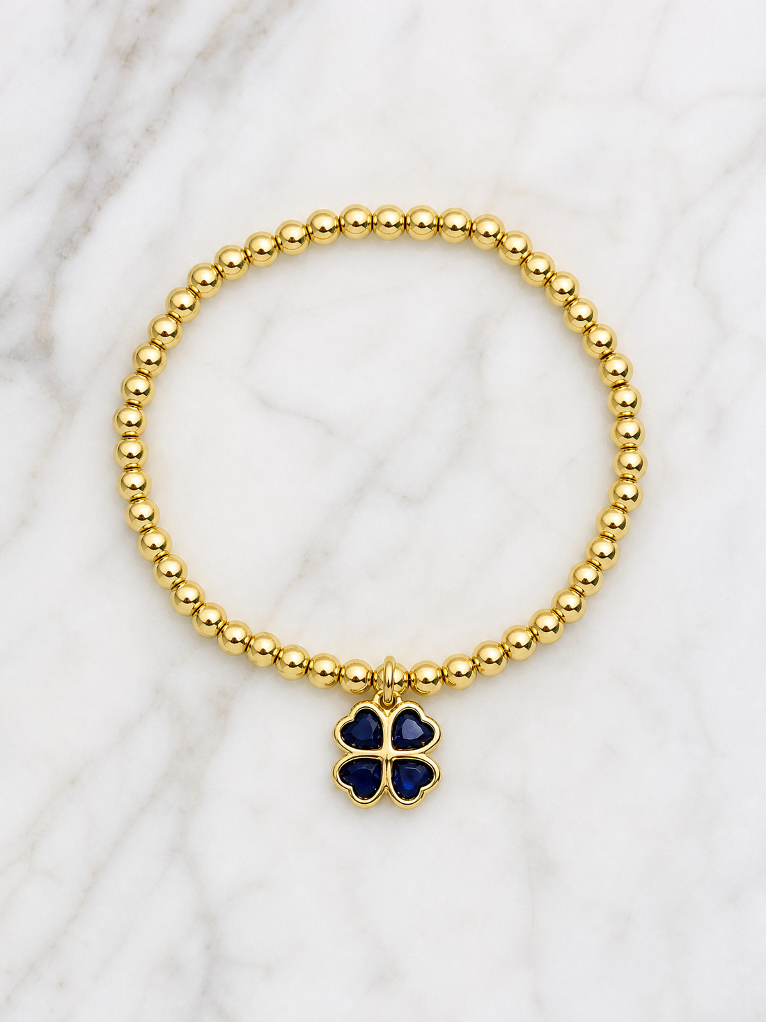 Lucky Clover Bracelet - Sapphire