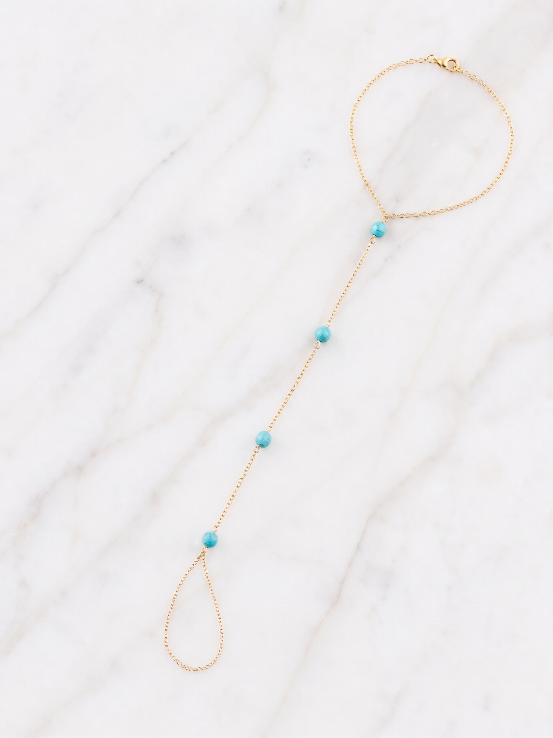 Turquoise Temptation Handchain | A Summer Statement Piece