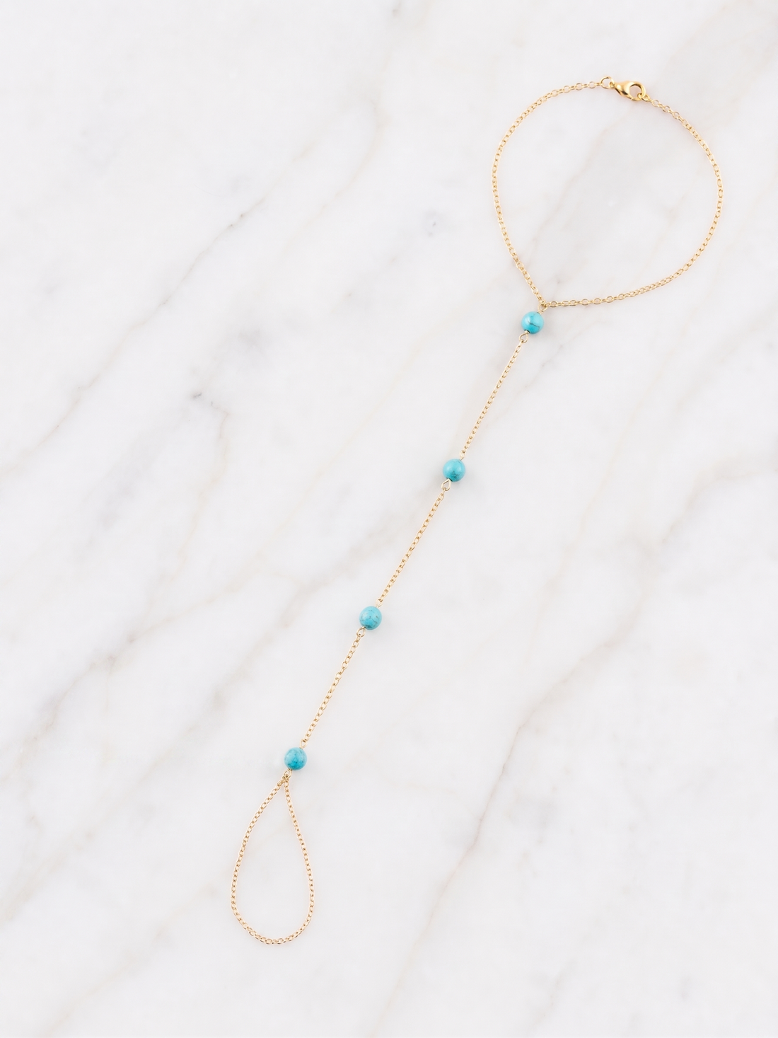 Turquoise Temptation Handchain | A Summer Statement Piece