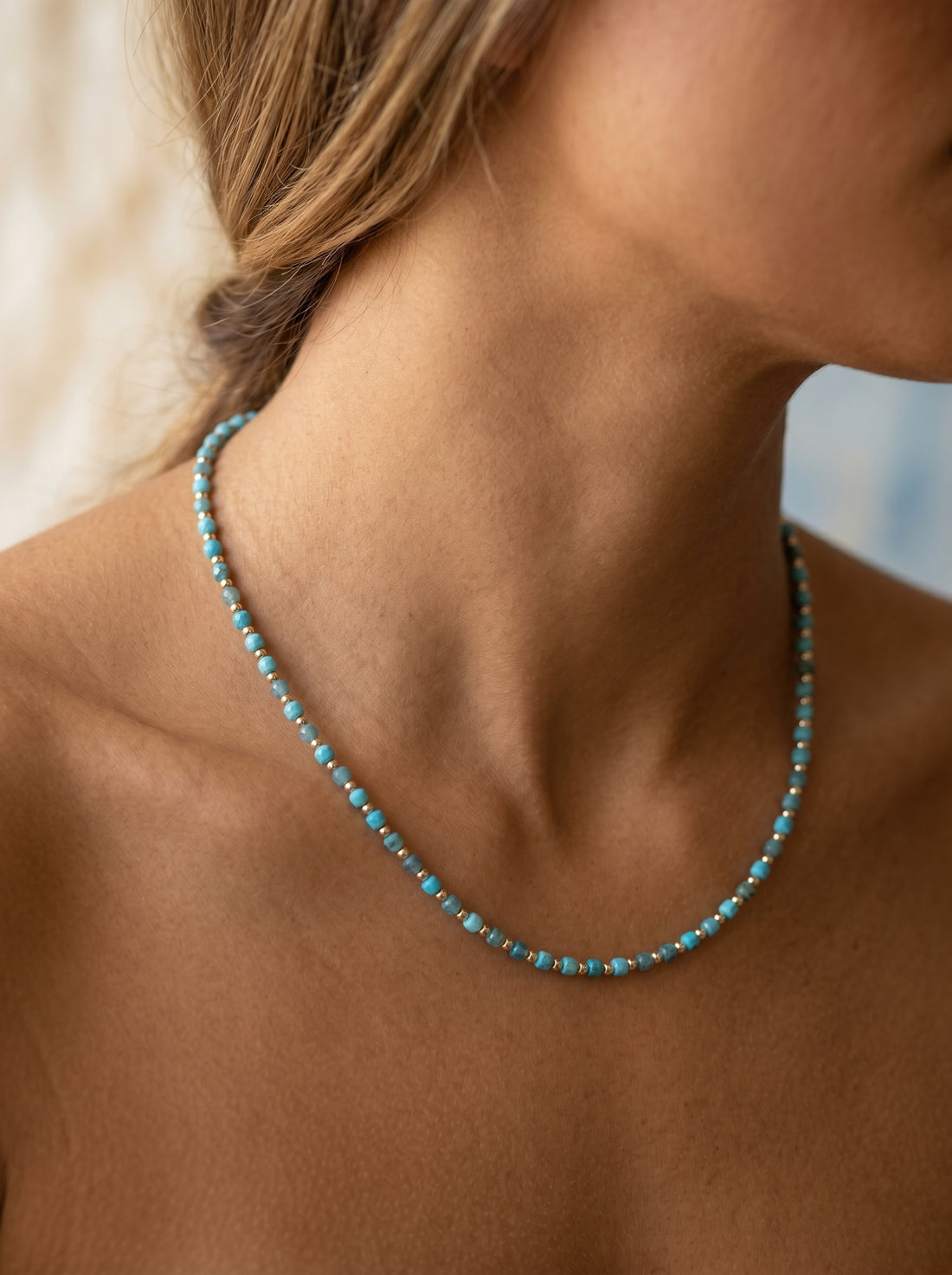 Dessert Tide Turquoise Layering Necklace